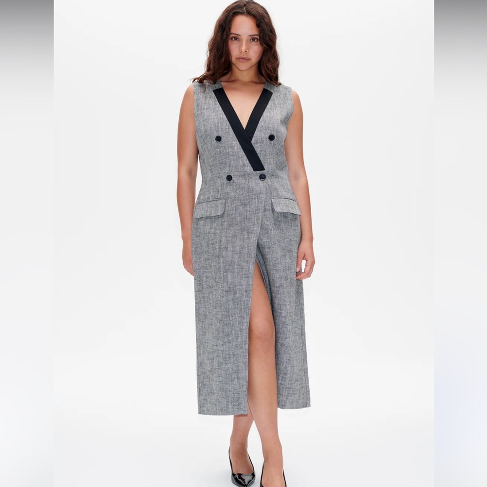 New Baum Und Pferdgarten‎ Aurore Midi Length Sleeveless Dress